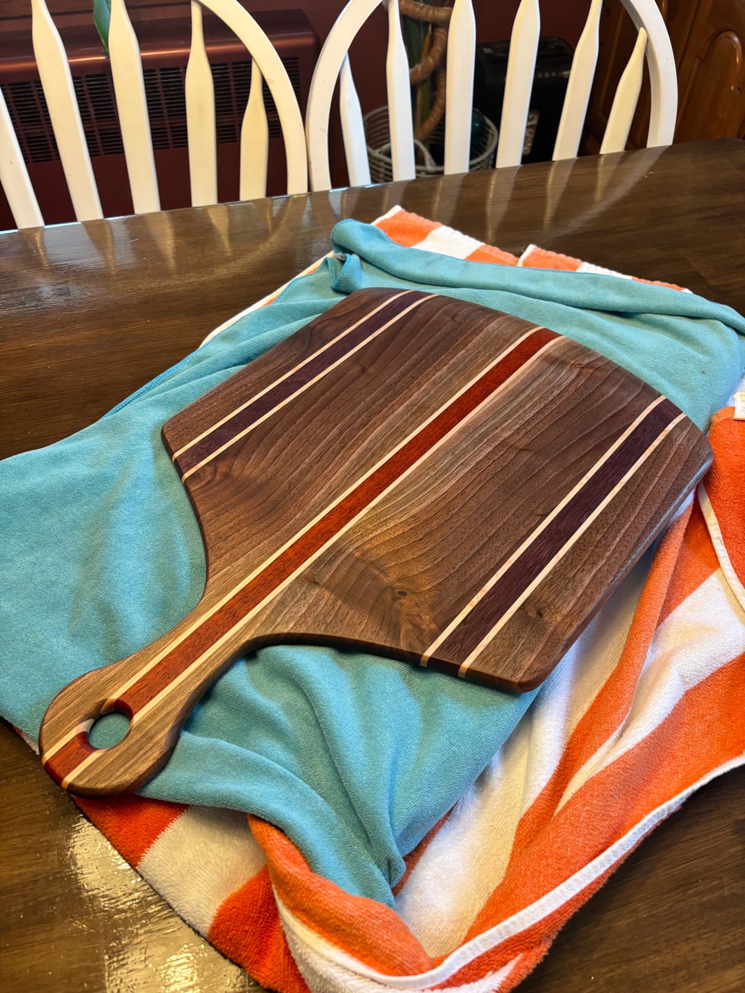 Customer photo review of 21x14" Pizza Paddle Acrylic Router Template