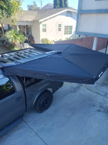 Customer photo review of OPENROAD  270 Free Standing Awning for Camping