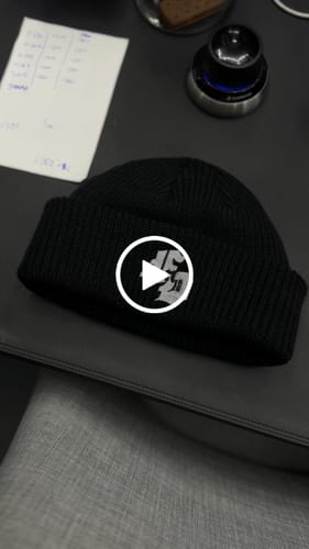 Customer video review of Fisherman Beanie Blackletter