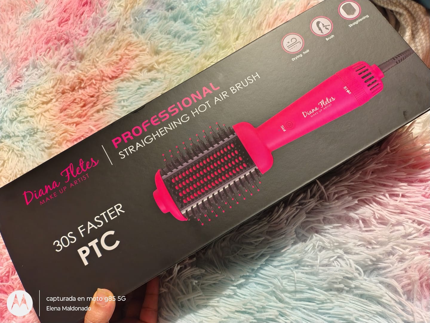 Customer photo review of New Cepillo Secado y Moldeo Rápido Diana Fletes