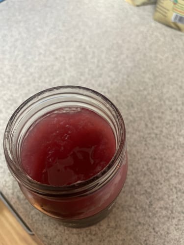 Customer photo review of Strawberry Banana Oasis Sea Moss Gel