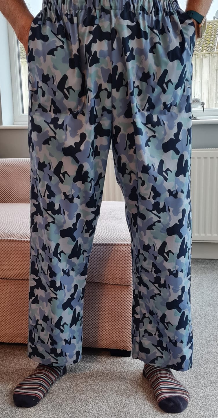 Customer photo review of Camouflage Cotton Fabric