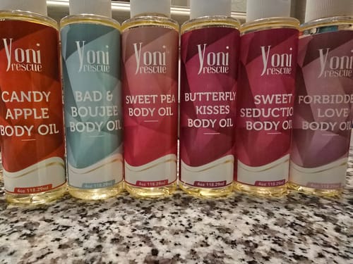 Customer photo review of Candy Apple - Body Oil