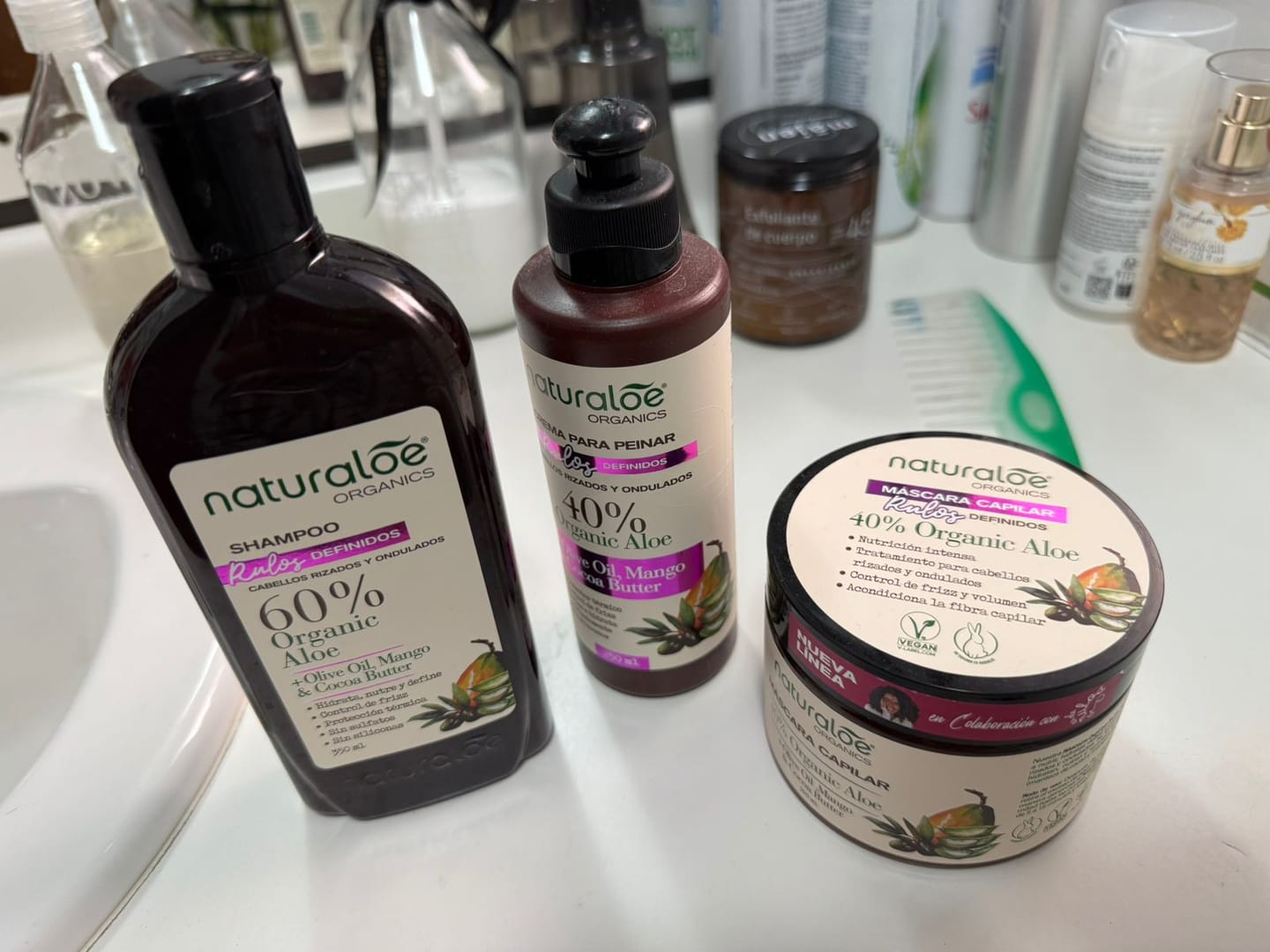 Customer photo review of Shampoo Rulos Definidos 350ml