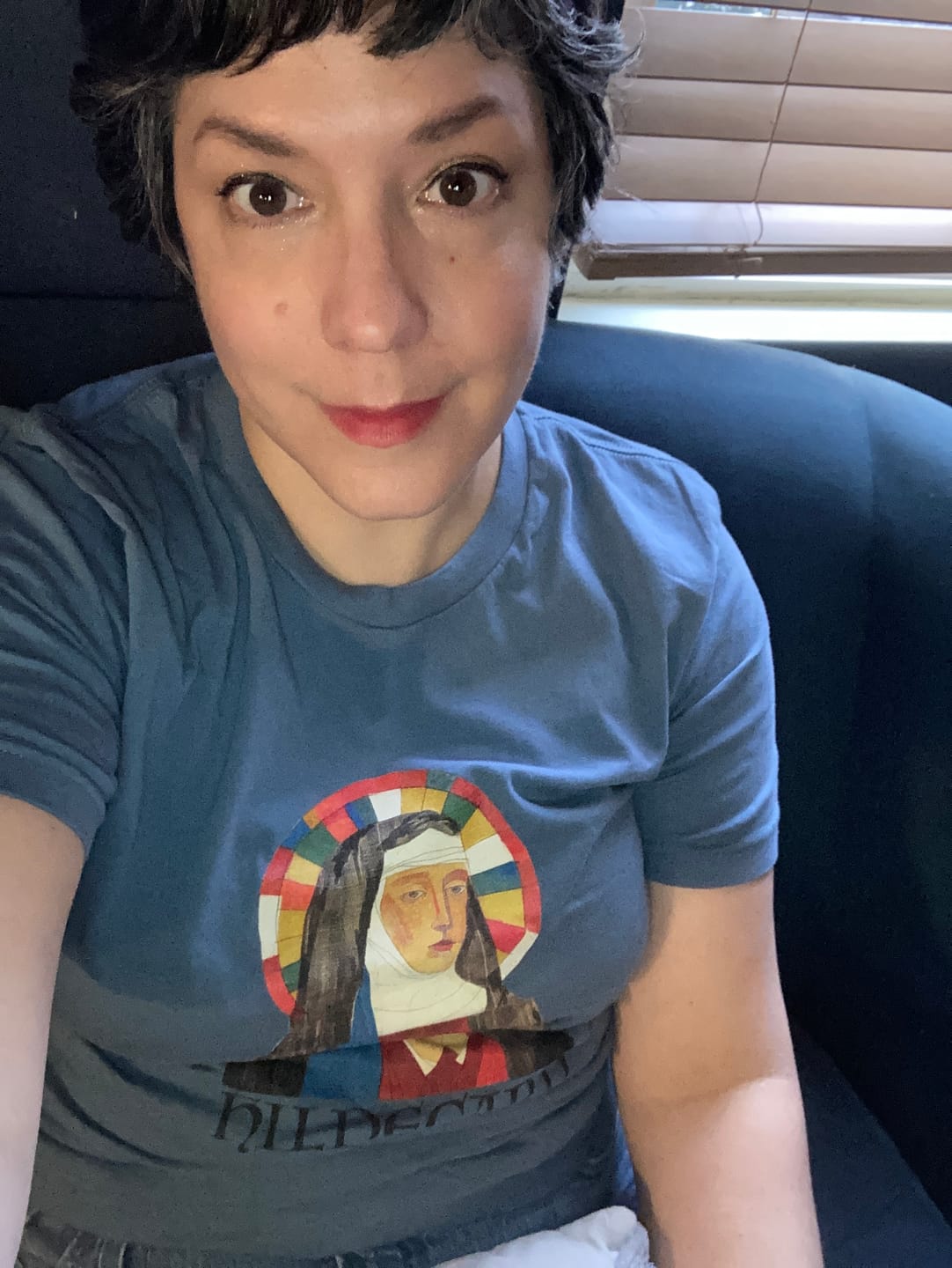Customer photo review of Hildegard von Bingen: The Saint T-Shirt