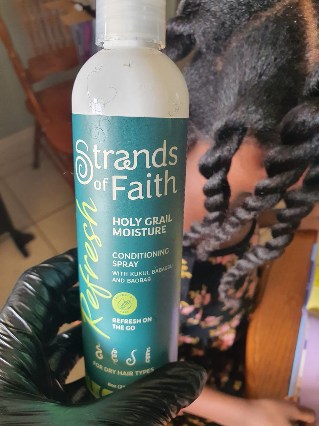 Customer photo review of REFRESH CONDITIONING SPRAY