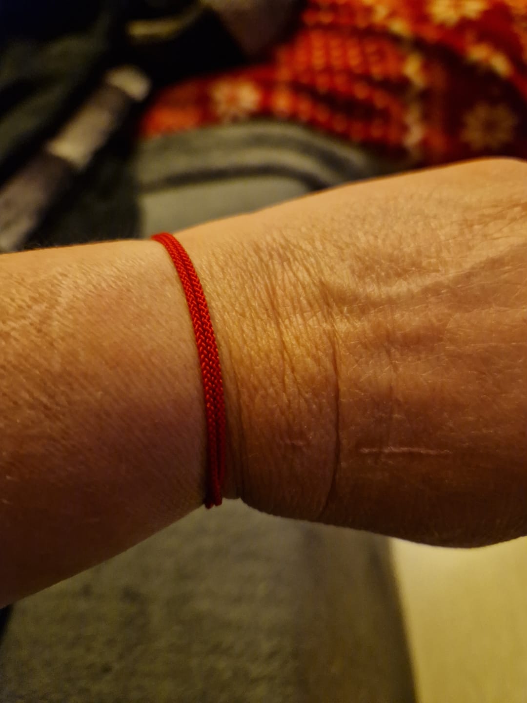 Customer photo review of Bracelet Porte Bonheur "Tibétain"