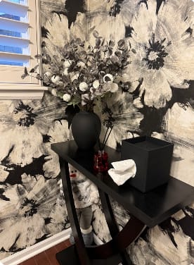 Customer photo review of Faux Arrangement - White & Green