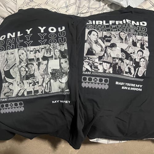 Customer photo review of Custom Only You Photo Tee/Crewneck/Hoodie
