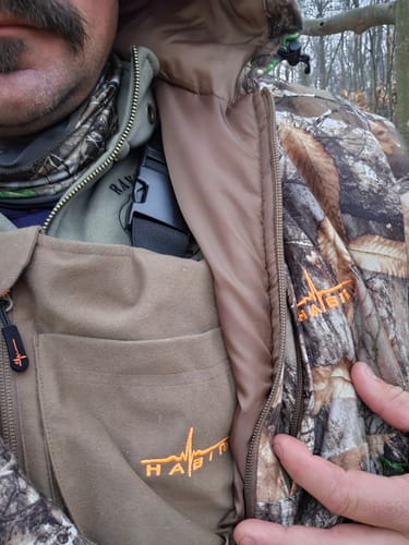 Customer photo review of Men's Cedar Branch Insulated Waterproof Bibs