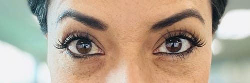 Customer photo review of FEATHER Self-adhesive  Cluster Lashes