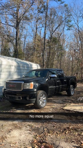 Customer photo review of 2" Rear Lift Kits With Ubolts Block For 2007-2024 GMC Chevy 2WD/4WD