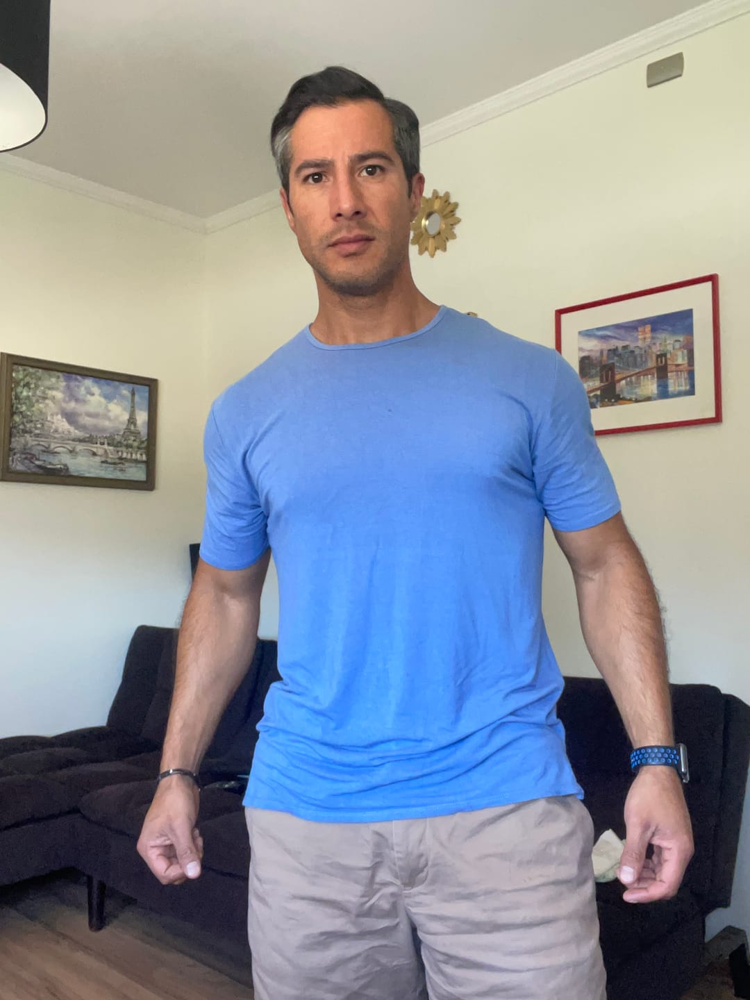 Customer photo review of Polera de Bambú Ultra Suave Back in Time
