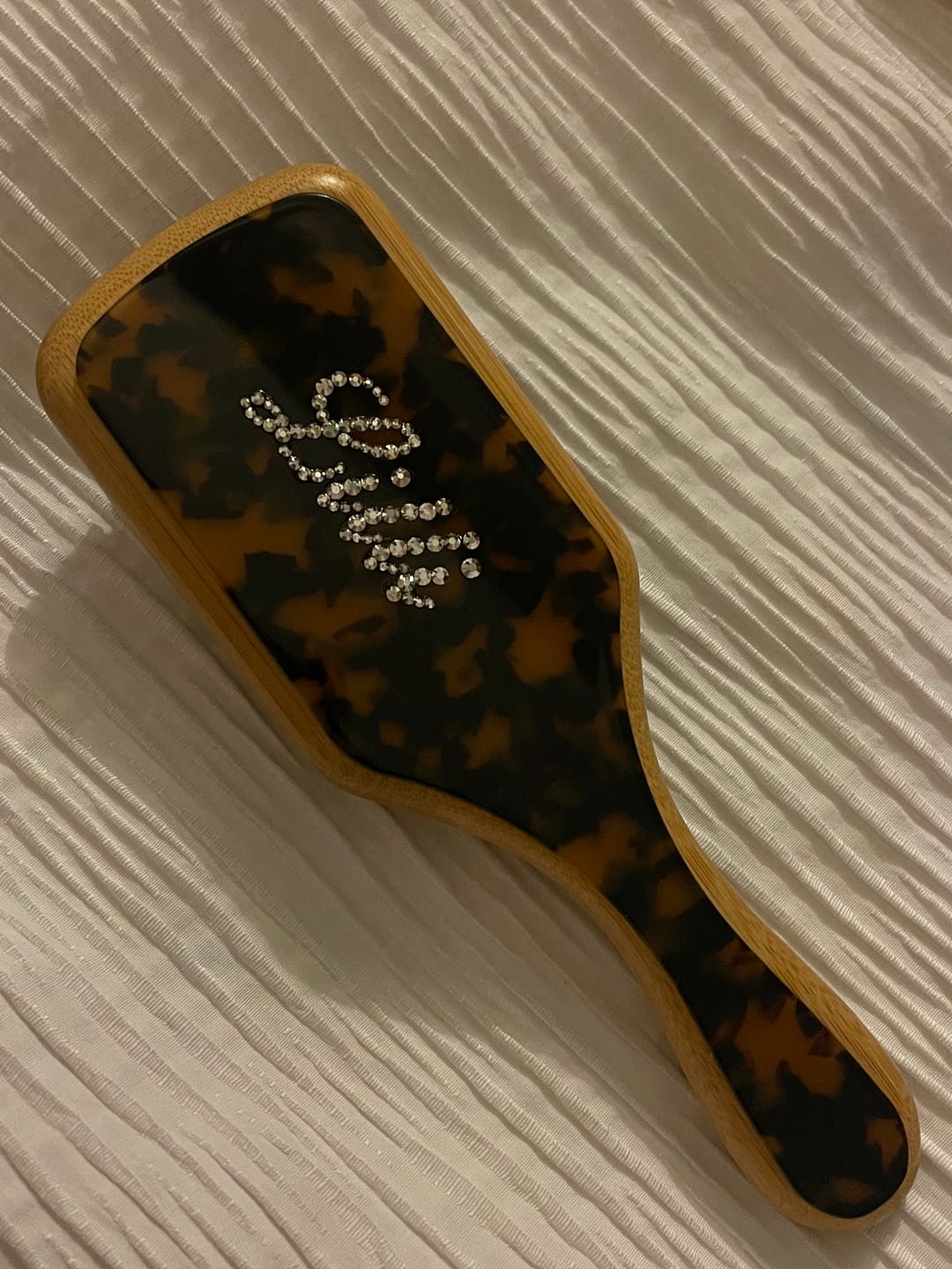 Customer photo review of custom hair claw clip