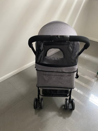 Customer photo review of PaWz Large Dog Stroller Cruiser