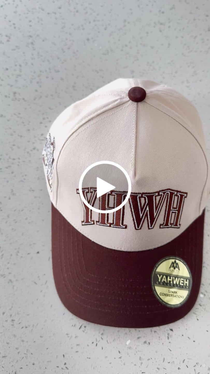 Customer video review of ‘YHWH’ Structured SnapBack - Cream/Brown