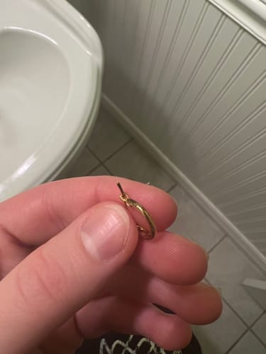 Customer photo review of Nice Earring set