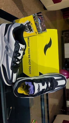 Customer photo review of CRUZ Graphite Black Men's casual sneaker