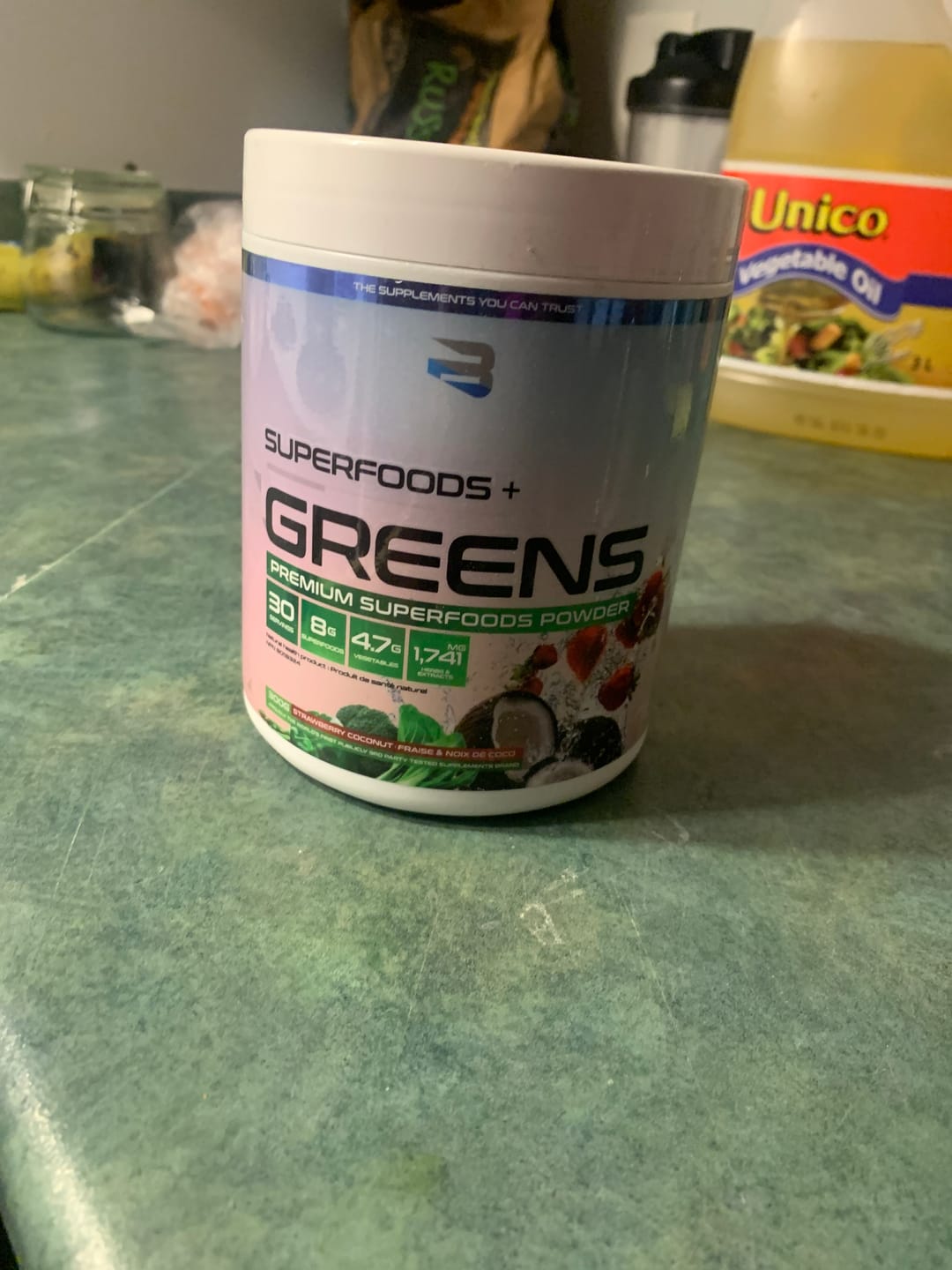 Customer photo review of Believe Supplements - Superfoods + Greens - 300g