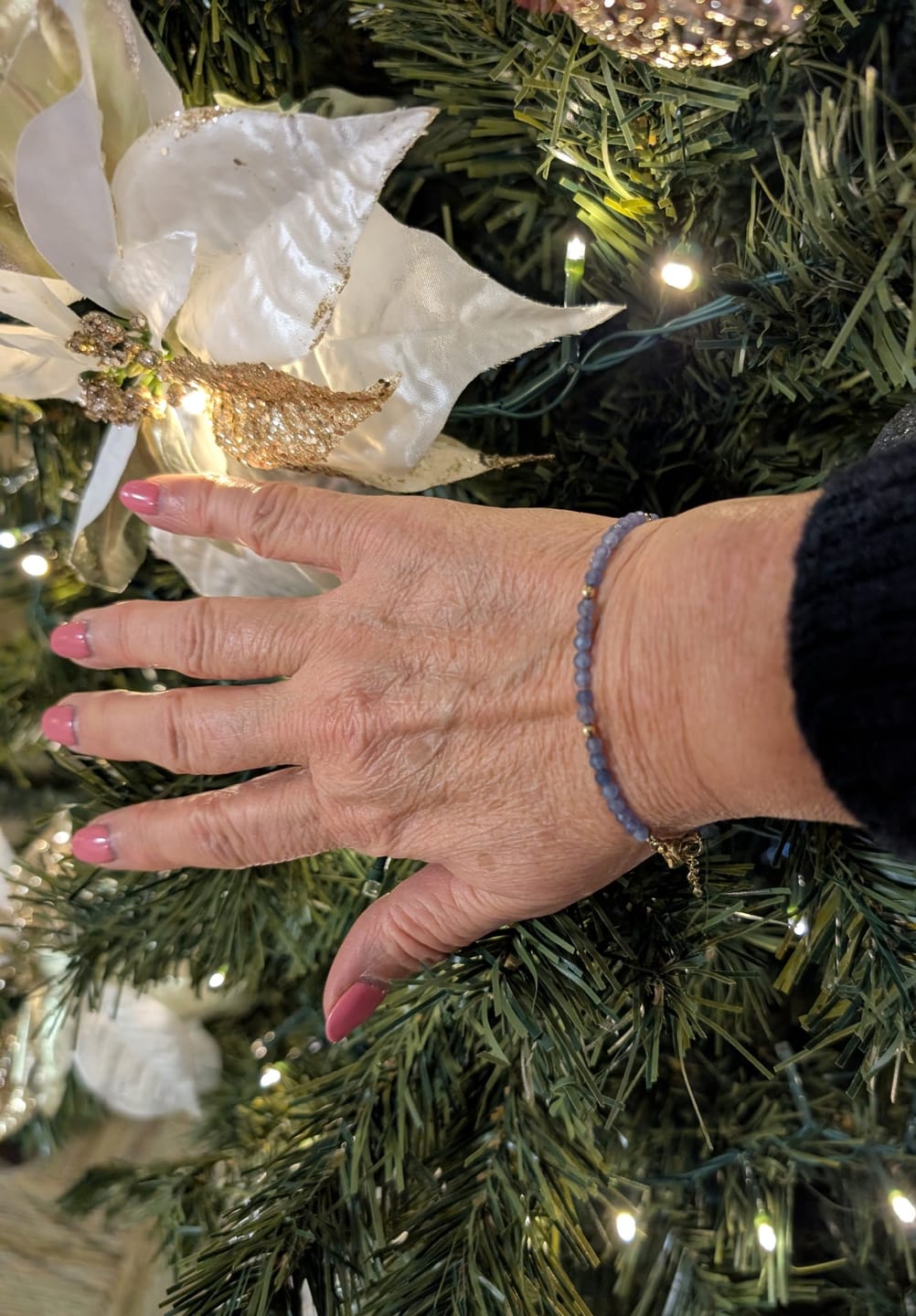 Customer photo review of Enchantment Intention Bracelet | Tanzanite