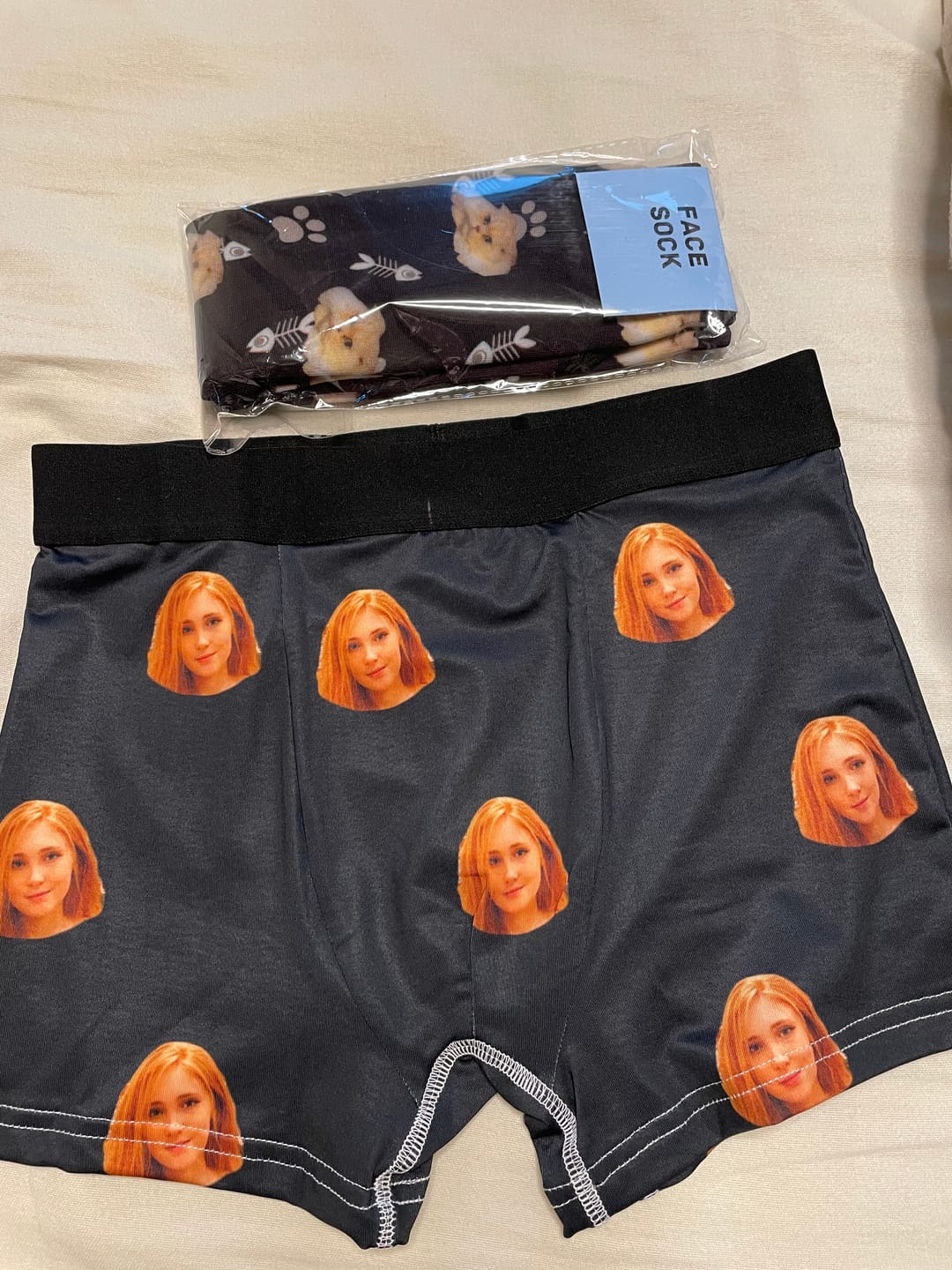 Customer photo review of FaceSock® | Gepersonaliseerde Boxershort Met Foto