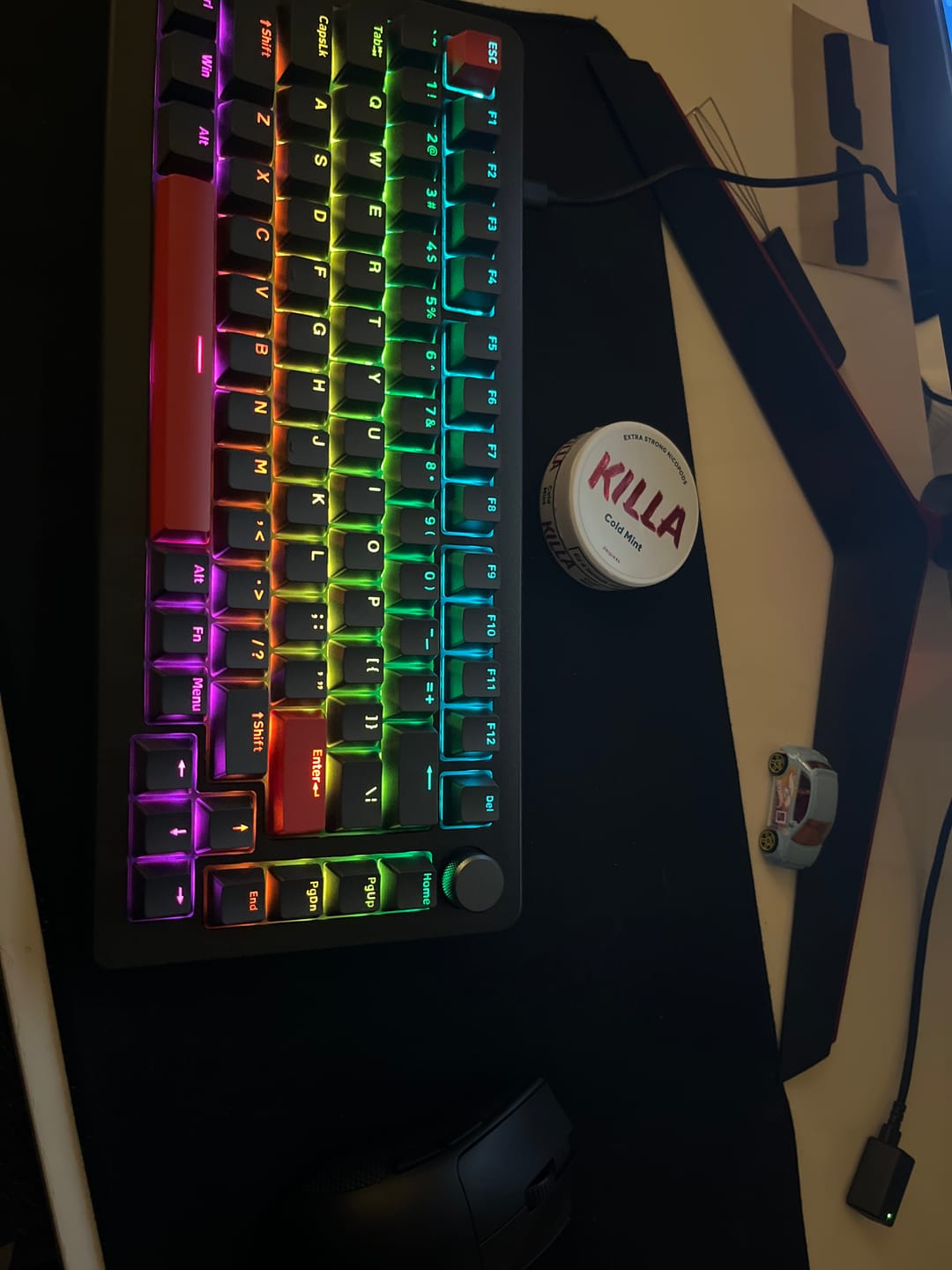 Customer photo review of DrunkDeer A75 Pro Wired Actuation Distance Adjustable Magnetic Switch Keyboard