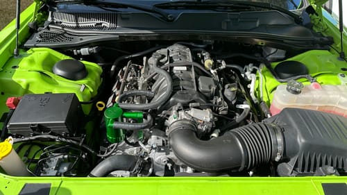 Customer photo review of Speedlogix Oil Catch Can w/ S Mount 2005-2023 Challenger/Charger 5.7L