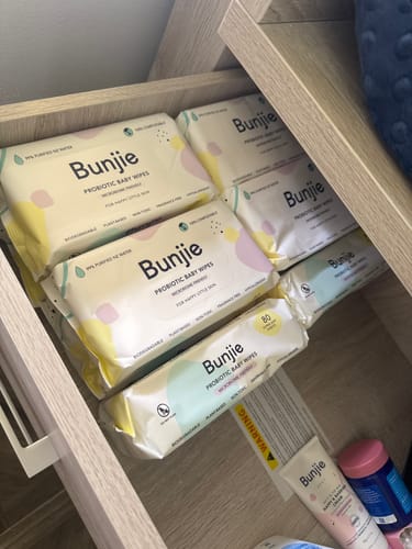 Customer photo review of 12 Pack of Probiotic Baby Wipes