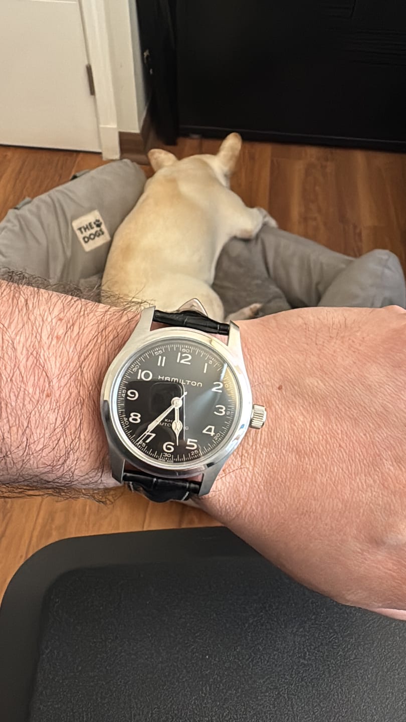 Customer photo review of Reloj Hamilton H70605731 Khaki Field Murph Auto Interestelar 42mm