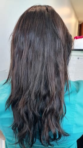 Reseña con foto de un cliente sobre Pack Castaños/Negros (Henna + Índigo)