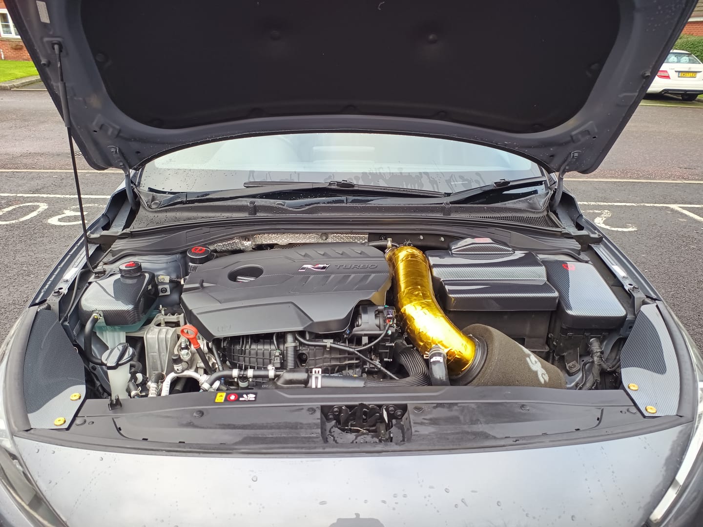 Customer photo review of Proform Slam Panel End Covers - Hyundai i30 (Plastic Finishes)