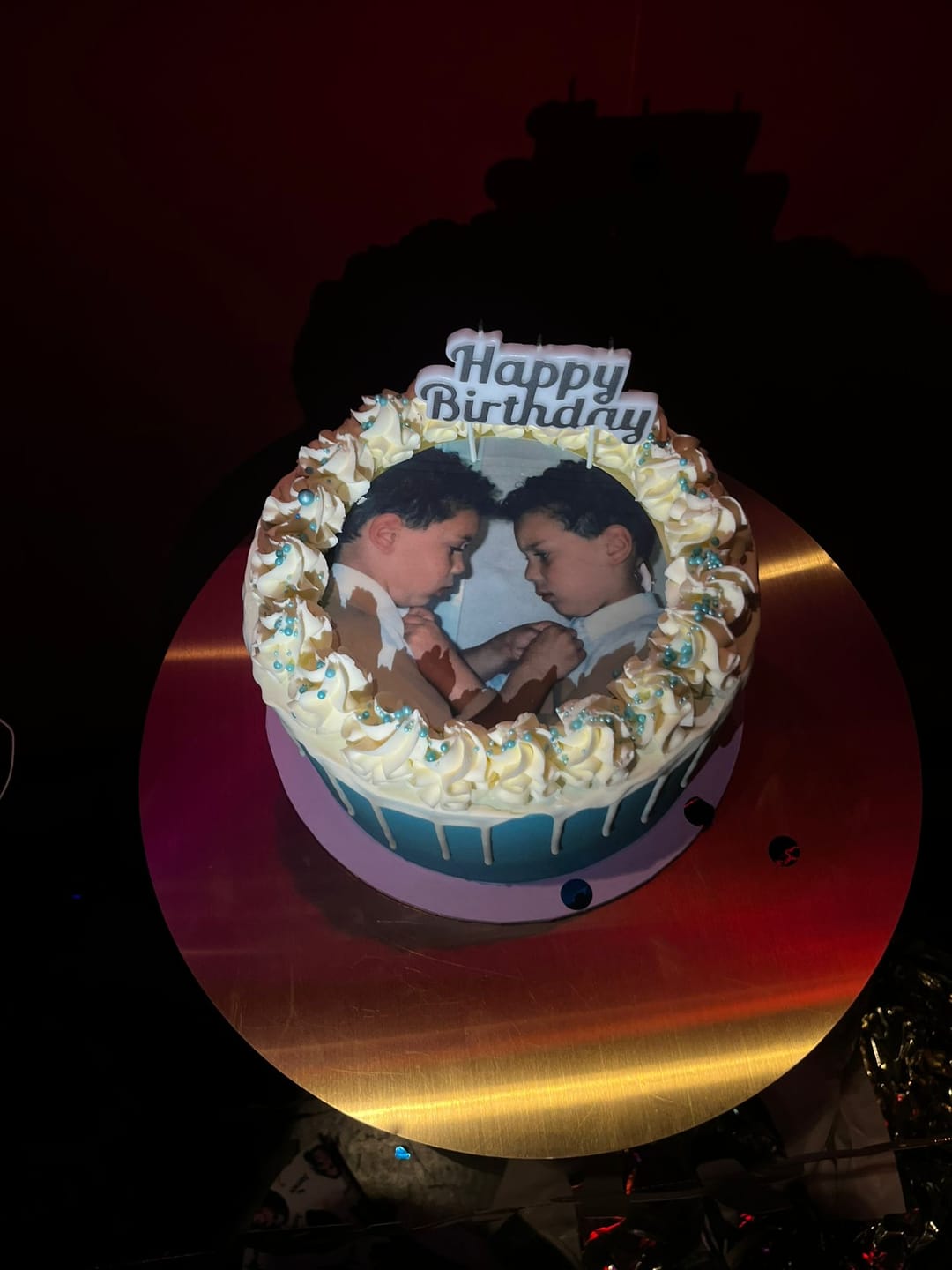 Customer photo review of Edible Image Photo Cake