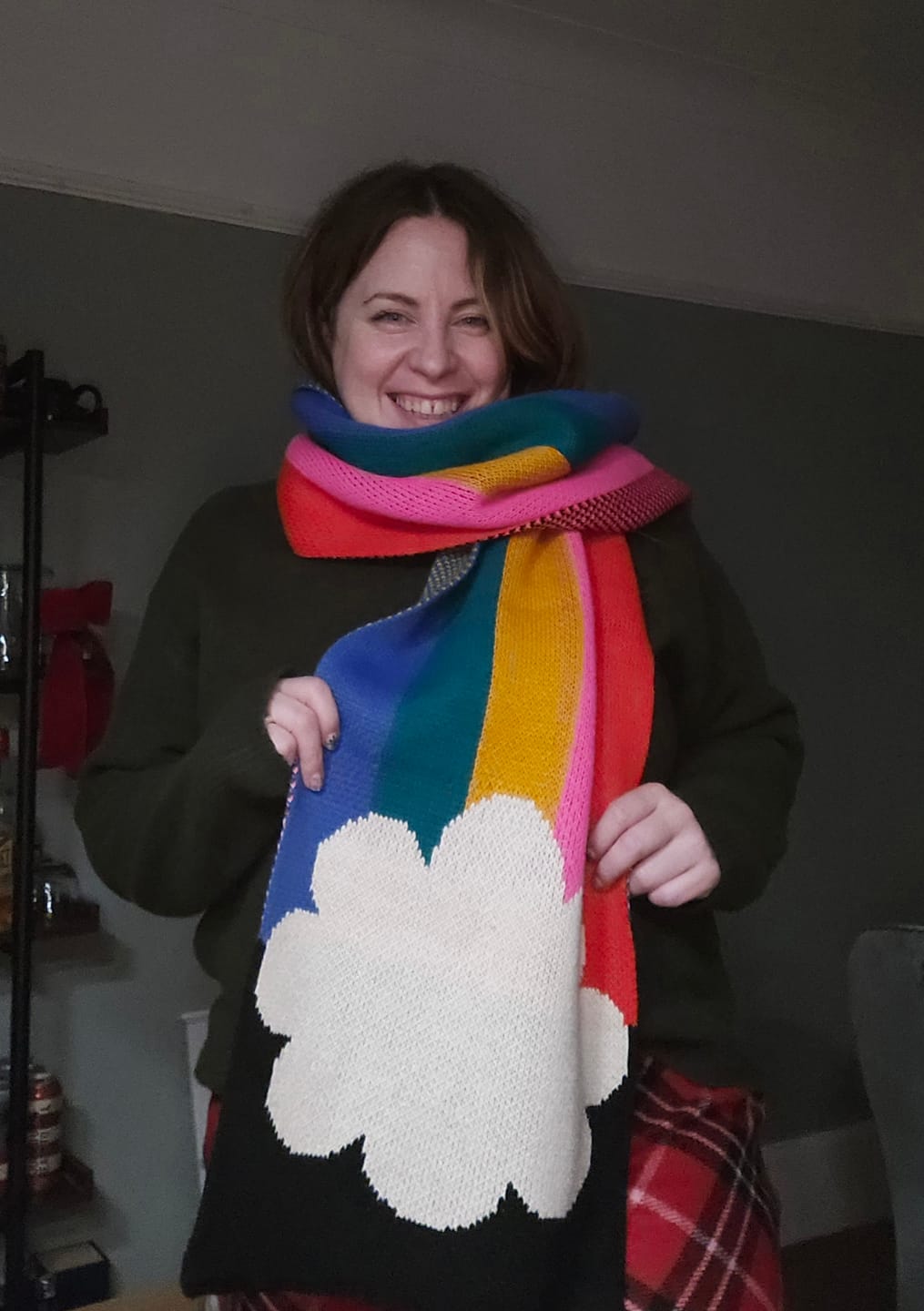 Customer photo review of Rainbow Scarf X Tatty Devine