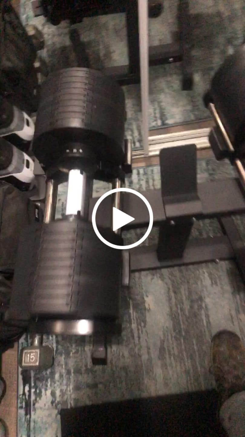 Customer video review of MB PRO Adjustable Dumbbell 100lb