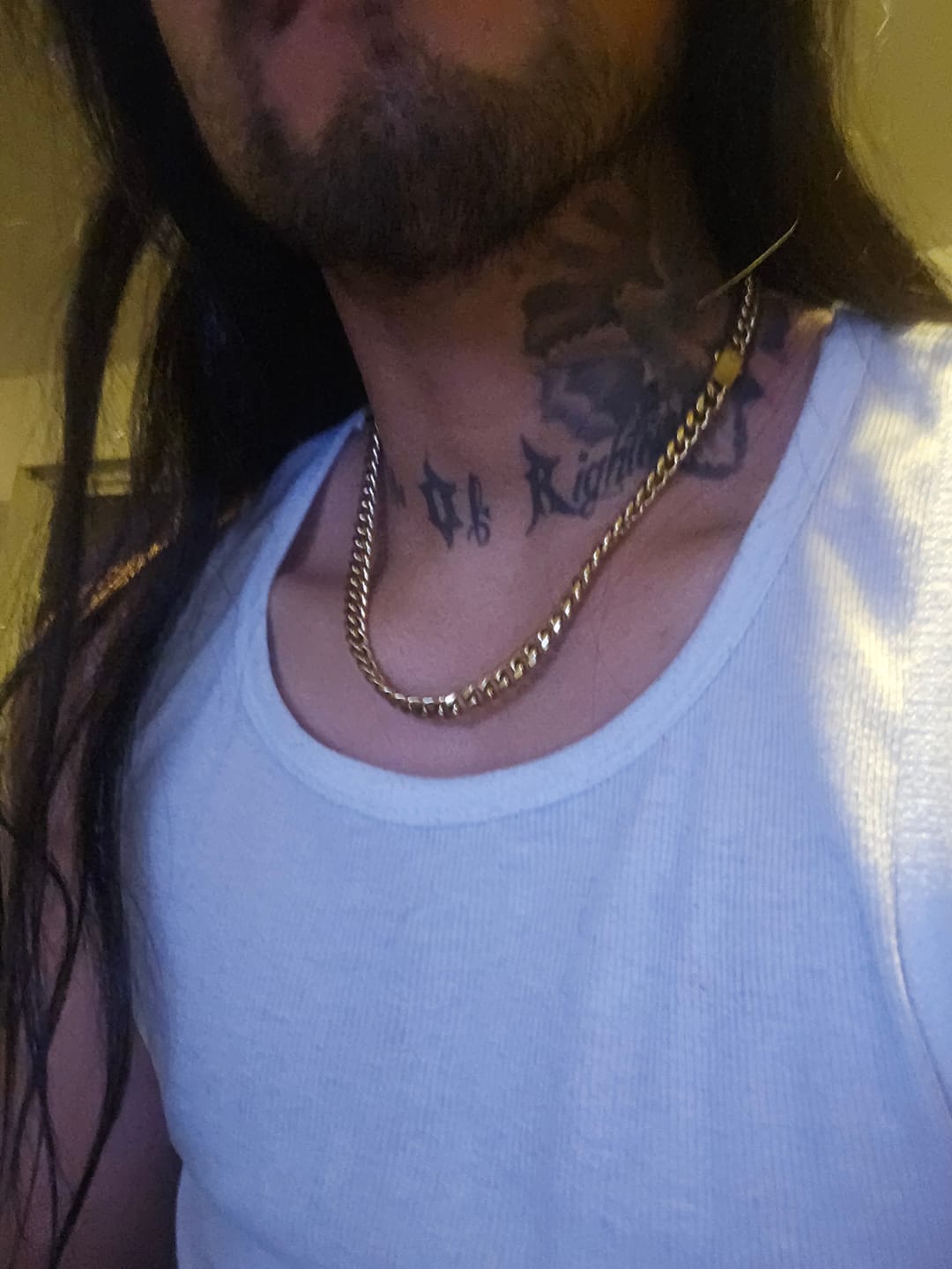 Customer photo review of Cuban Link Chain 8mm - Gold RG1002