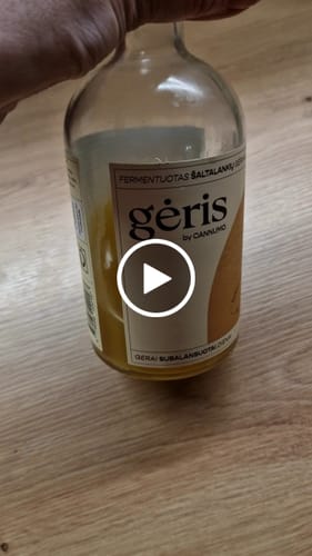 Customer video review of GĖRIS - fermentuotas šaltalankių gėrimas
