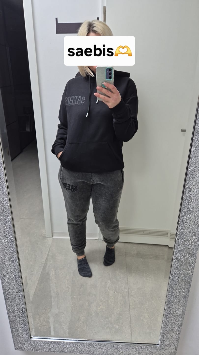 Customer photo review of Lifestyle Herren Jogginghose washed mit Stickerei by SAEBIS®
