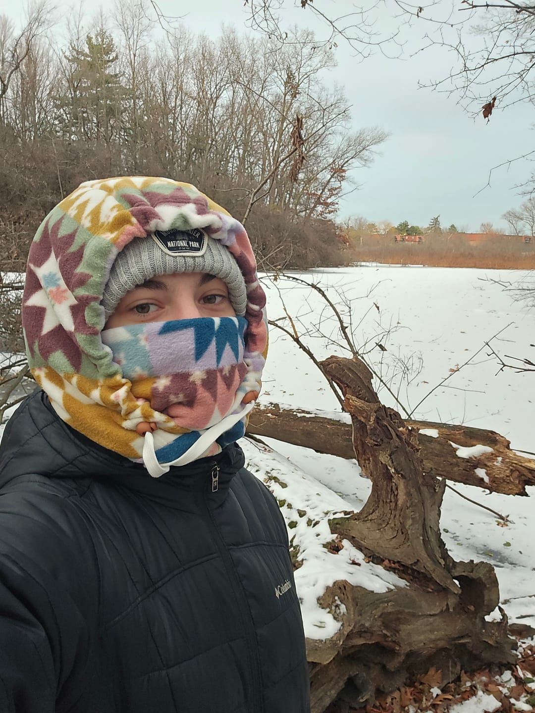 Customer photo review of Fleece Hood