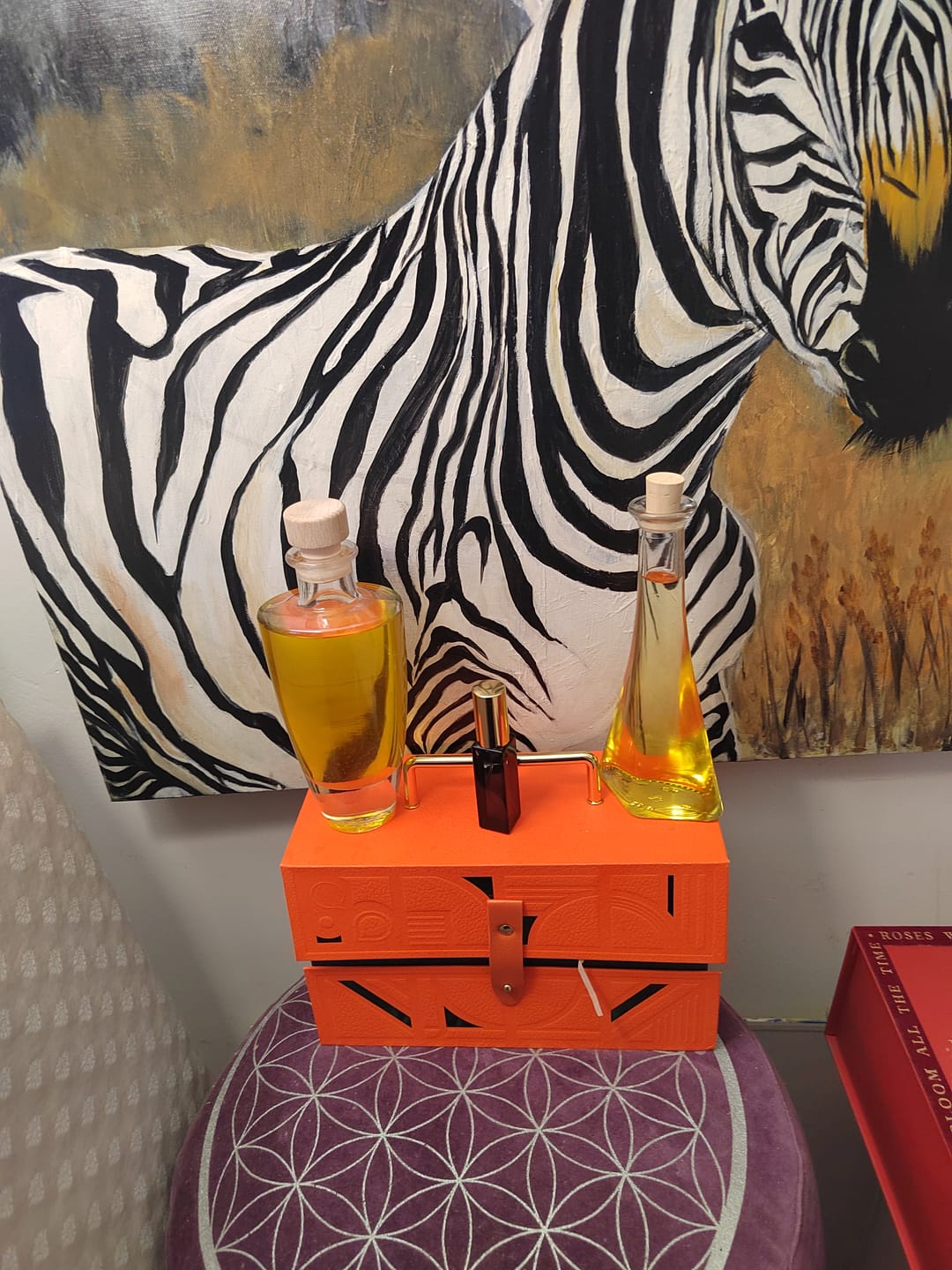 Customer photo review of Boîtes cadeaux chic haute couture orange