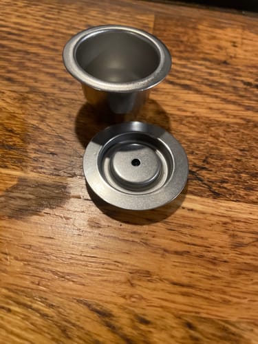 Véro F. review of Capsule réutilisable Nespresso 100% inox par Cafecolo™ image 1 out of 1