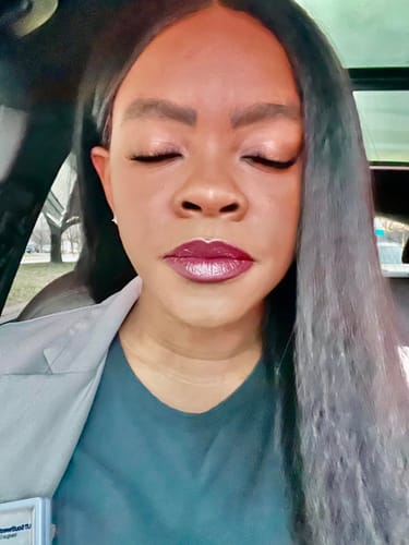 Customer photo review of FEATHER Self-adhesive  Cluster Lashes