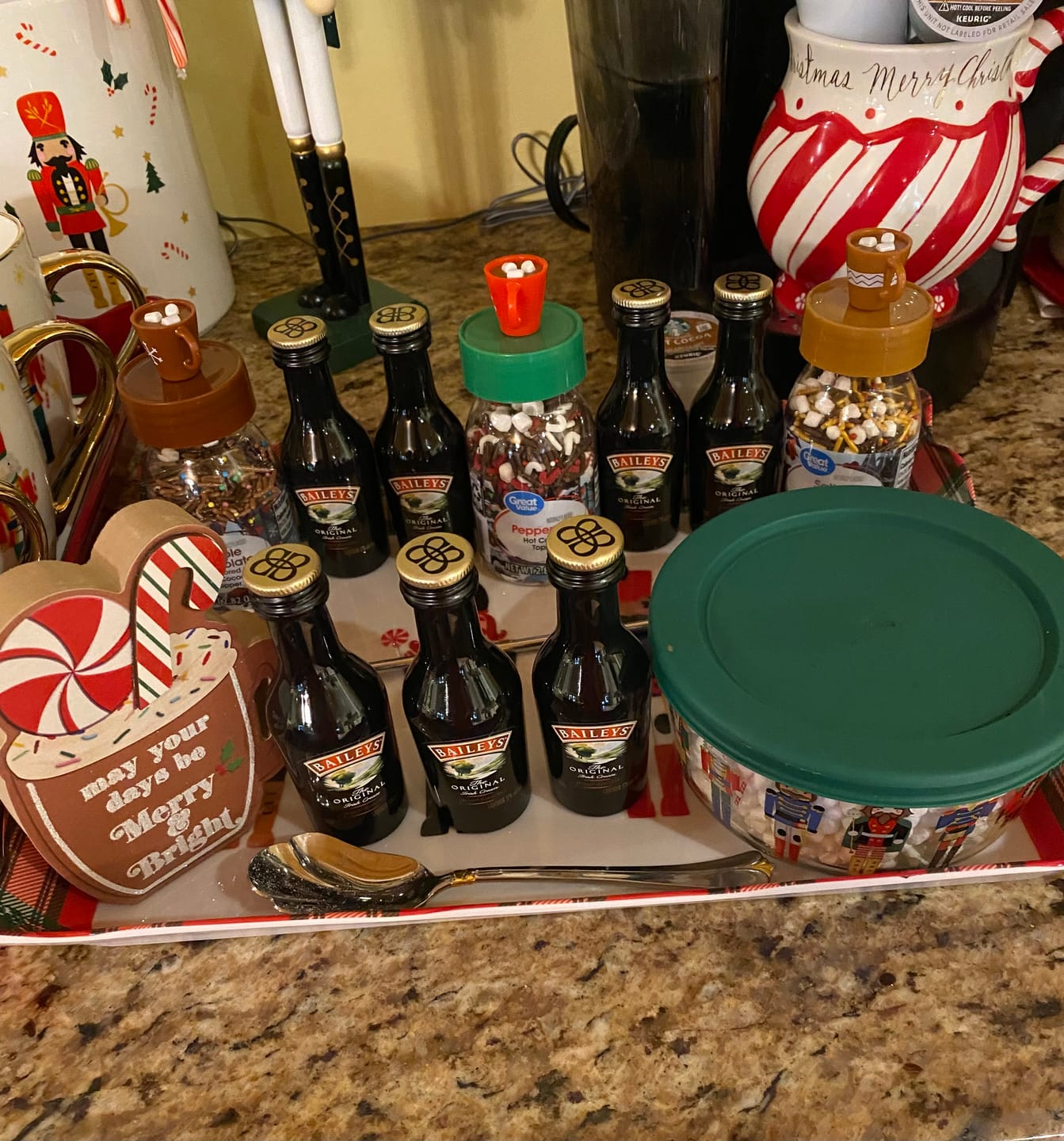 Customer photo review of Bailey's The Original Irish Cream Liqueur Mini Bottles (20 Of 50ML)