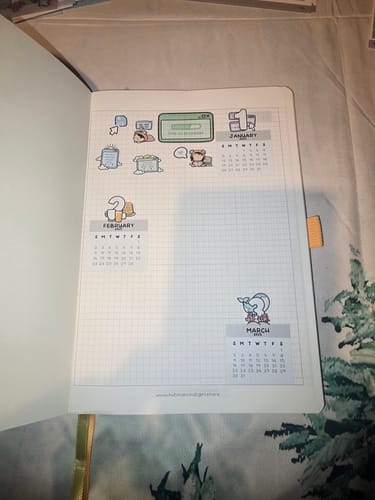 Customer photo review of 2025 Mini Themed Calendars