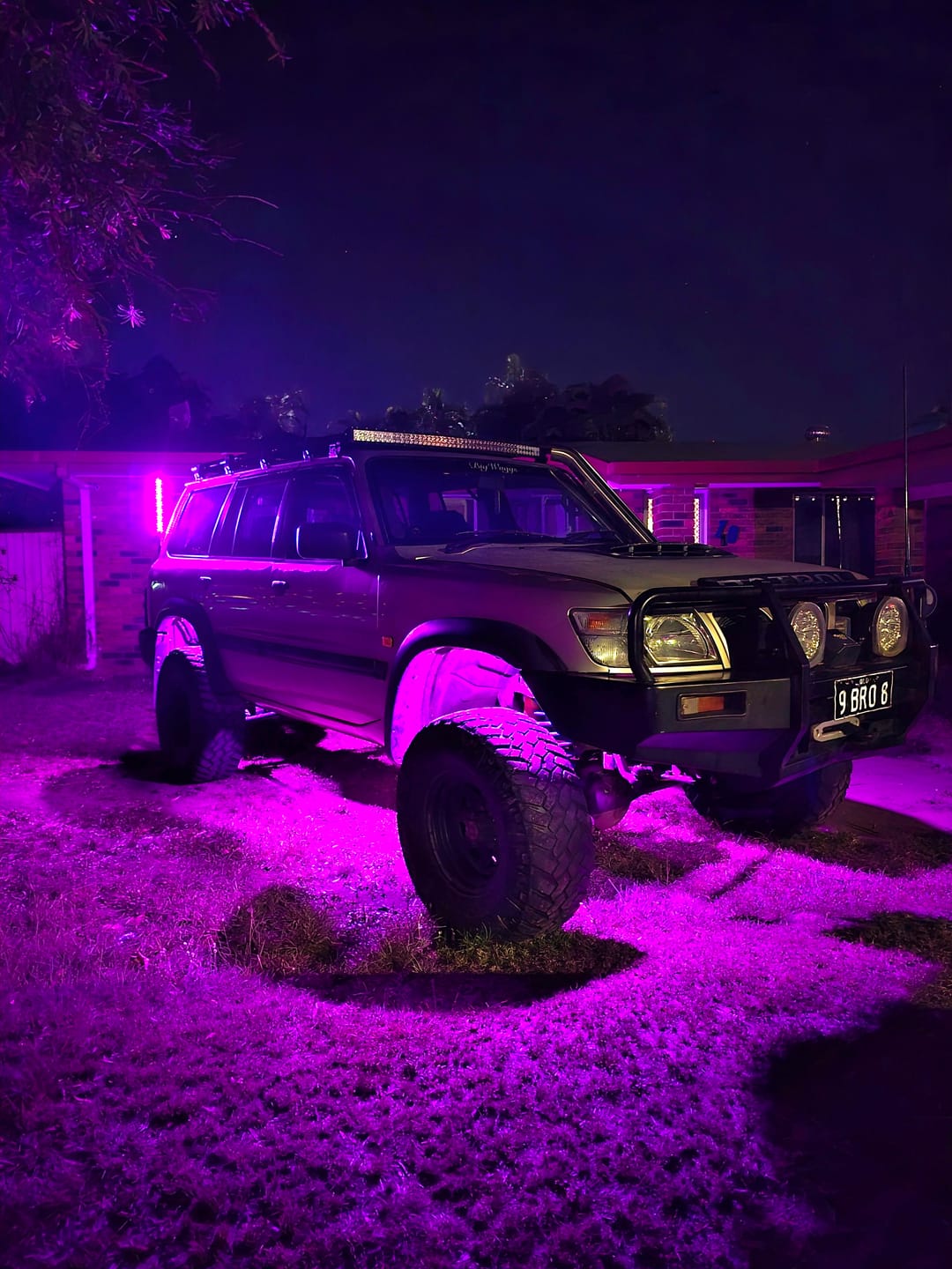 Customer photo review of Chasing RGB Rock Lights - 6 Pack
