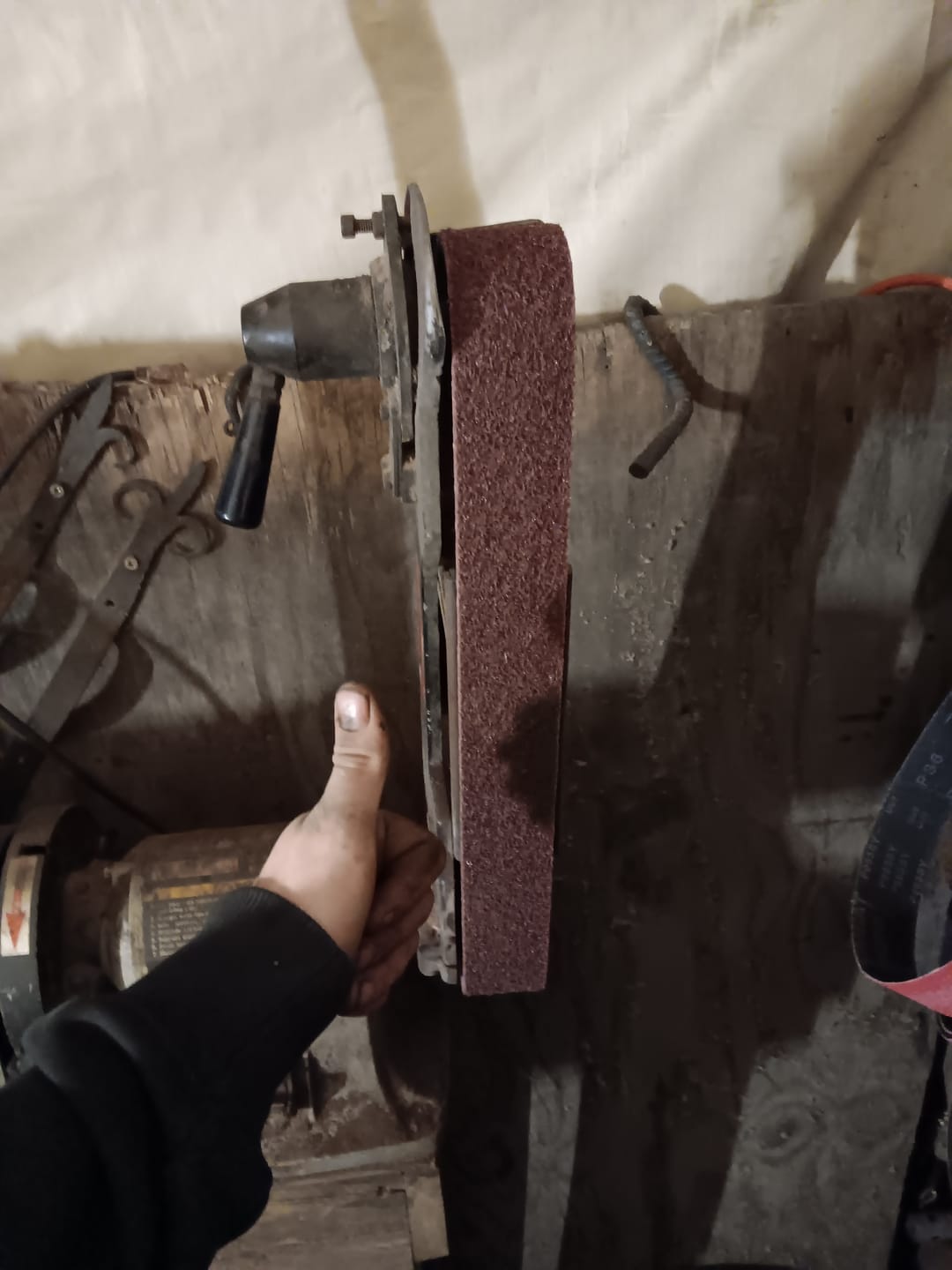 Customer photo review of 2" x 42" Surface Conditioning (Non-Woven) Belts