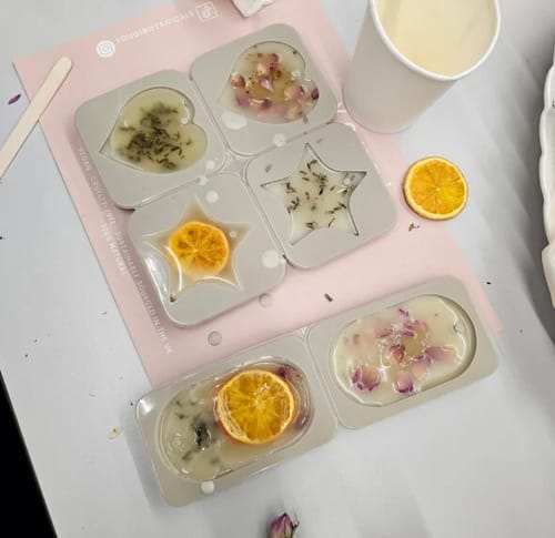 Customer photo review of Eco Christmas Decoration Making  (with soy wax, essential oils and botanicals), SHOREDITCH LONDON - £55