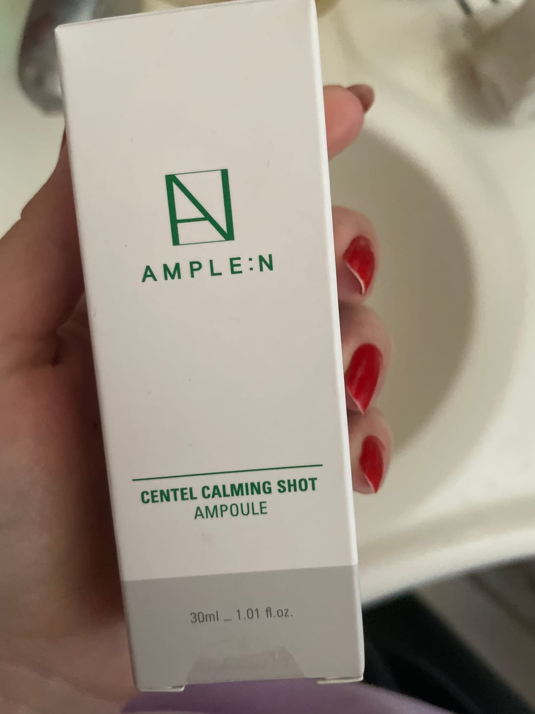 Customer photo review of Sérum Reafirmante Multi-Beneficios Centella Asiática 30ml -AMPLEN