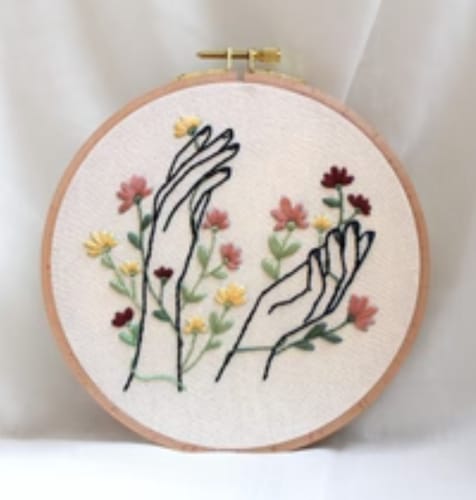 Customer photo review of DIY Stickset - Floral Hands