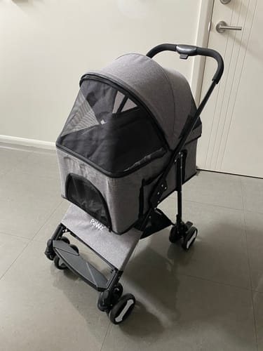 Customer photo review of PaWz Large Dog Stroller Cruiser