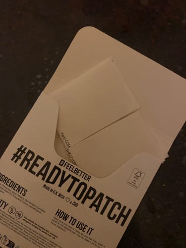 Customer photo review of Patchs CBD - 55MG